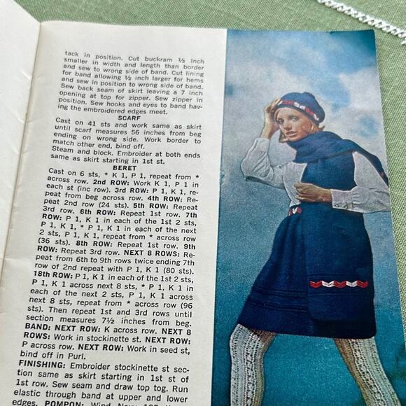 Vintage American Thread He and She Sweaters, Knitting Pattern Book - Picture 4 of 10